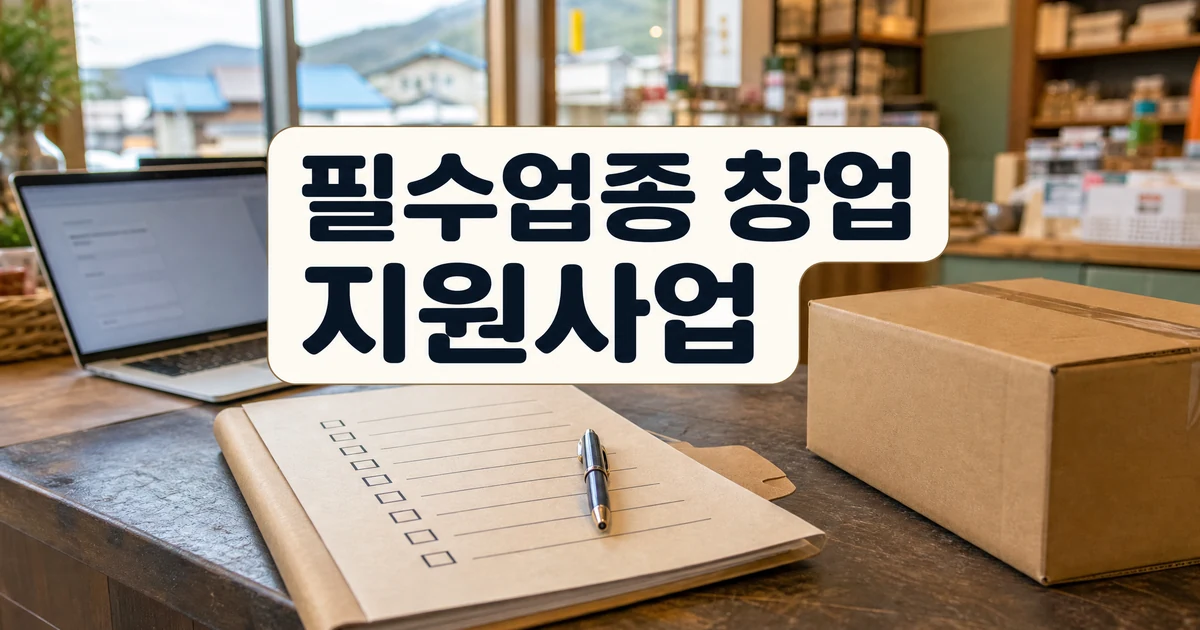 화천군 우리 동네 필수업종 창업 지원사업 신청 자격 대표 이미지