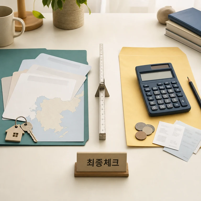 군산시 2026 비용 계산 전 체크리스트와 준비 항목을 비교하는 이미지