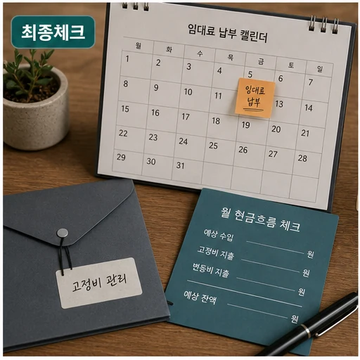 자영업자 고정비 부담 ↓…한달페이, ‘임대료 유동성’ 지원 사격 자주 묻는 질문 정리 본문 이미지 3 - 최종체크 실제로 활용할 때의 체크포인트