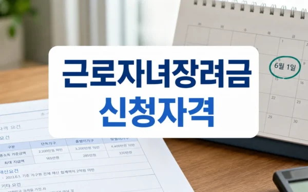 “근로·자녀장려금 6월1일까지 신청하세요” 국세청, 324만 가구에 안내 대상·확인 방법