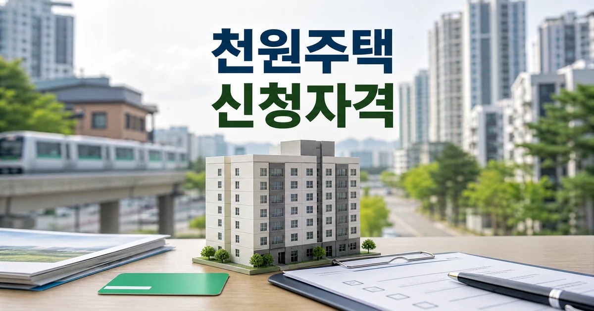 인천 천원주택 신청자격을 확인하는 주택 지원 안내 썸네일