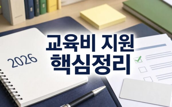 교육비 지원 2026 적용일과 확인 방법 총정리 최신 기준 정리
