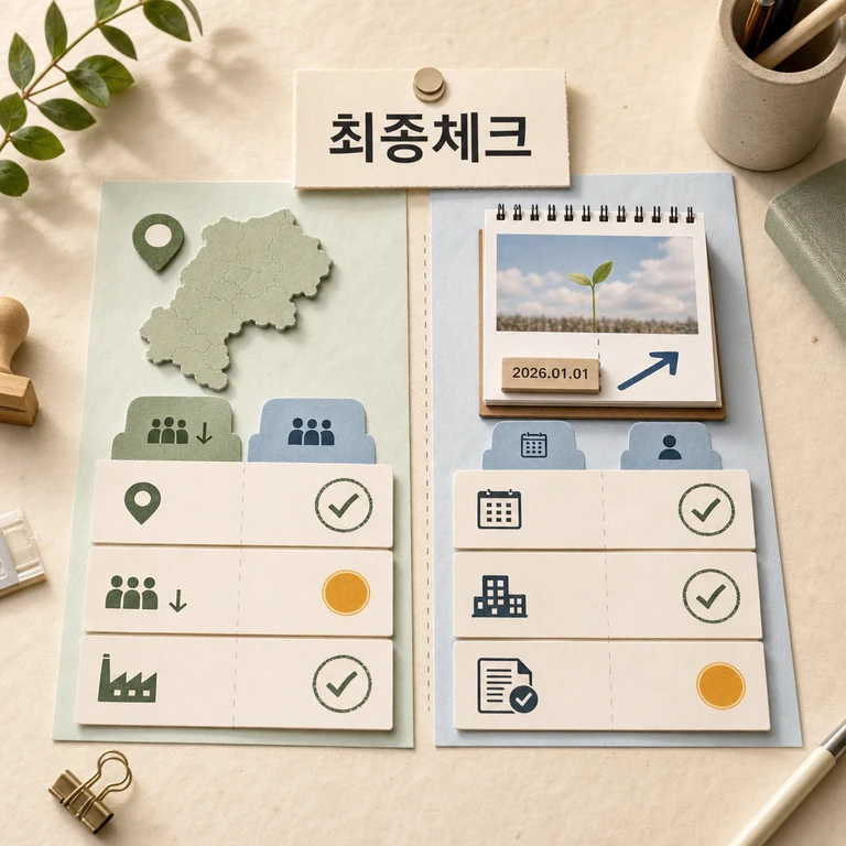 충북 대체인력 근로자 지원금 신청 전 최종 체크리스트 이미지