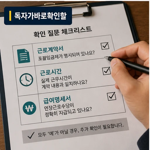 ‘공짜노동’ 포괄임금 오남용에 칼 빼들었다…노동부, 지도치침 마련 자주 묻는 질문 정리 본문 이미지 3 - 최종체크
