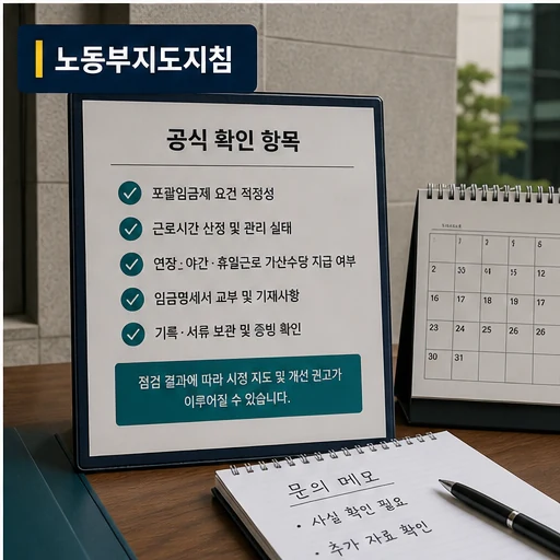 ‘공짜노동’ 포괄임금 오남용에 칼 빼들었다…노동부, 지도치침 마련 자주 묻는 질문 정리 본문 이미지 4 - 최종체크