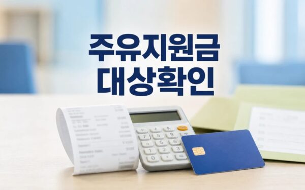 신한은행 정부 주유지원금 2026 조건과 비용 계산 방법 총정리