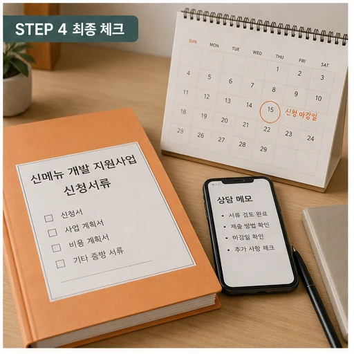 서금원 음식점 자영업자 신메뉴 개발 지원사업 본문 단계별 확인 이미지 4