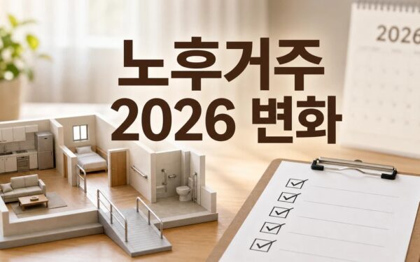초고령사회 노후 거주 해법은? 고령자 2026 달라지는 점 확인 방법 총정리
