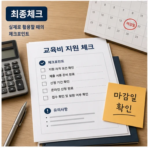 성남시, 사이버대 교육비 지원 4곳→8곳 확대 대상·확인 방법 본문 이미지 3 - 최종체크