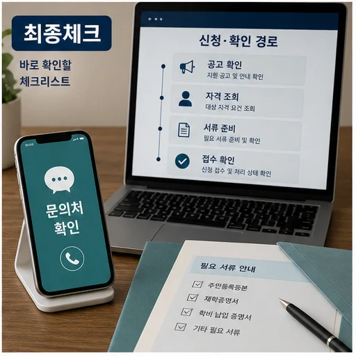 성남시, 사이버대 교육비 지원 4곳→8곳 확대 대상·확인 방법 본문 이미지 4 - 최종체크
