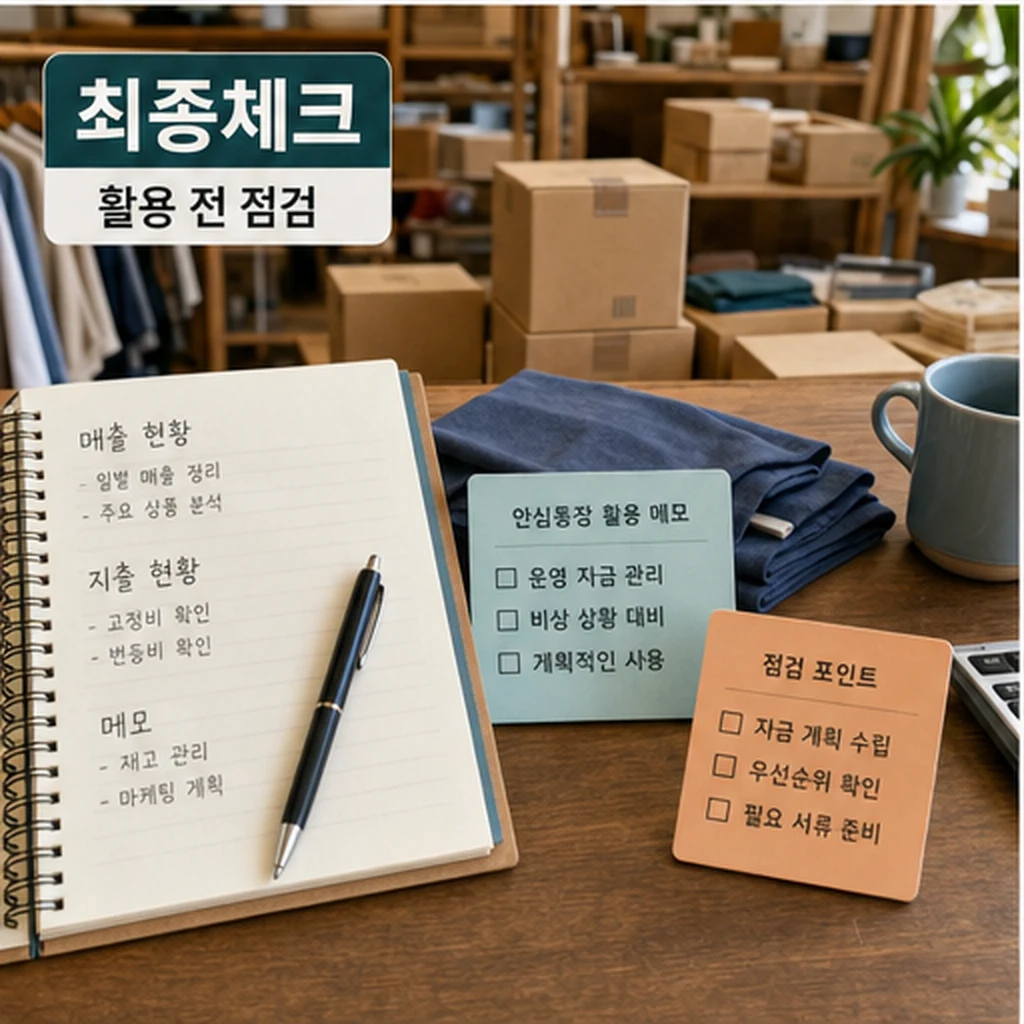 최대 1,000만원 '자영업자 안심통장' 신청하세요 자주 묻는 질문 정리 본문 이미지 3 - 최종체크