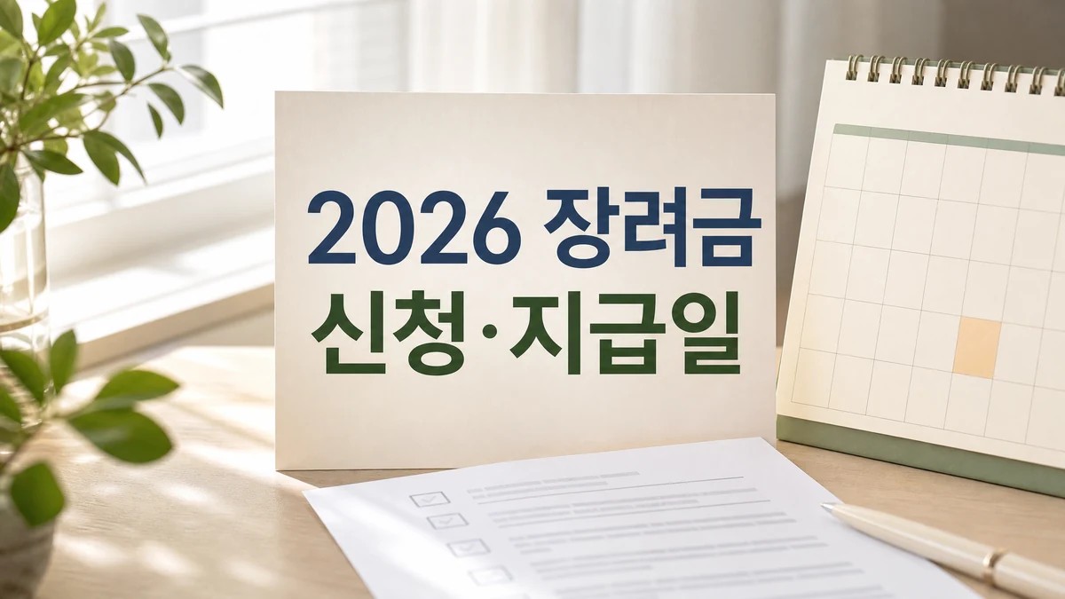 2026 근로장려금 자녀장려금 신청 대상과 지급일 확인 대표 이미지