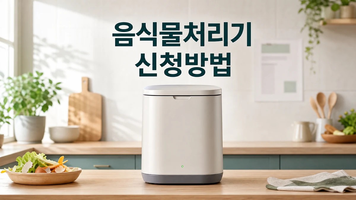 광주 음식물처리기 지원보조금 2026 신청방법 대표 이미지