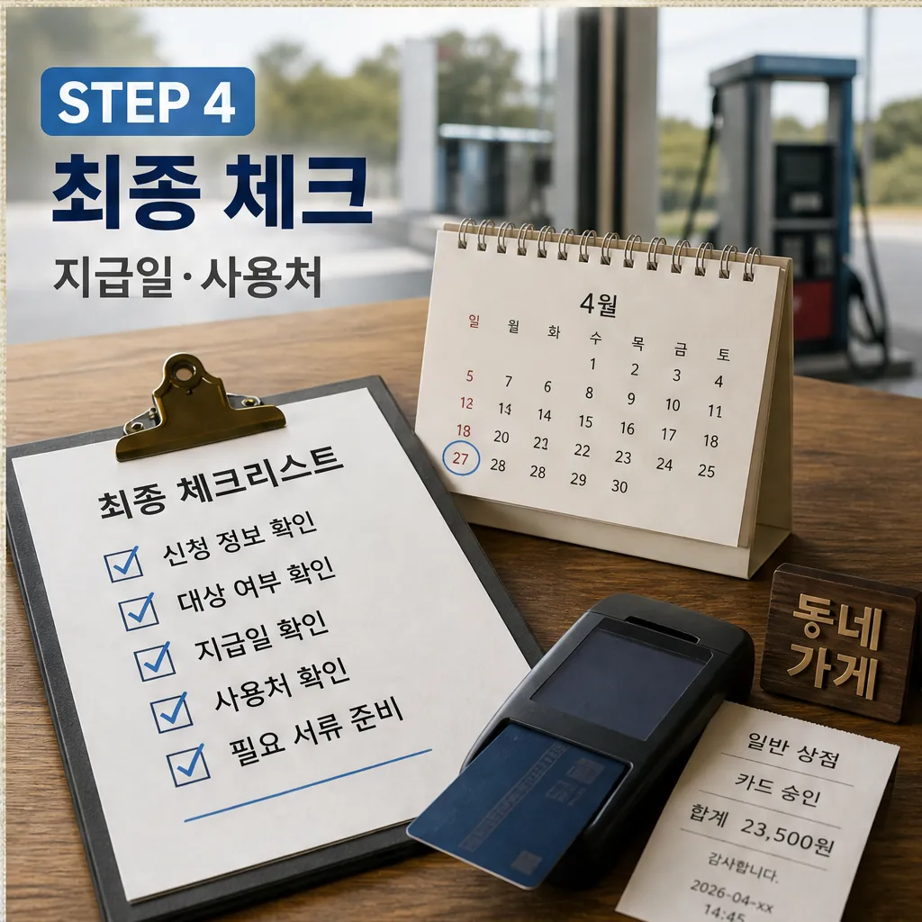 고유가 피해지원금 지급일 사용처 최종 체크 이미지