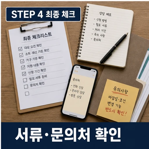 보건복지 정책 서류 문의처 최종 체크 이미지