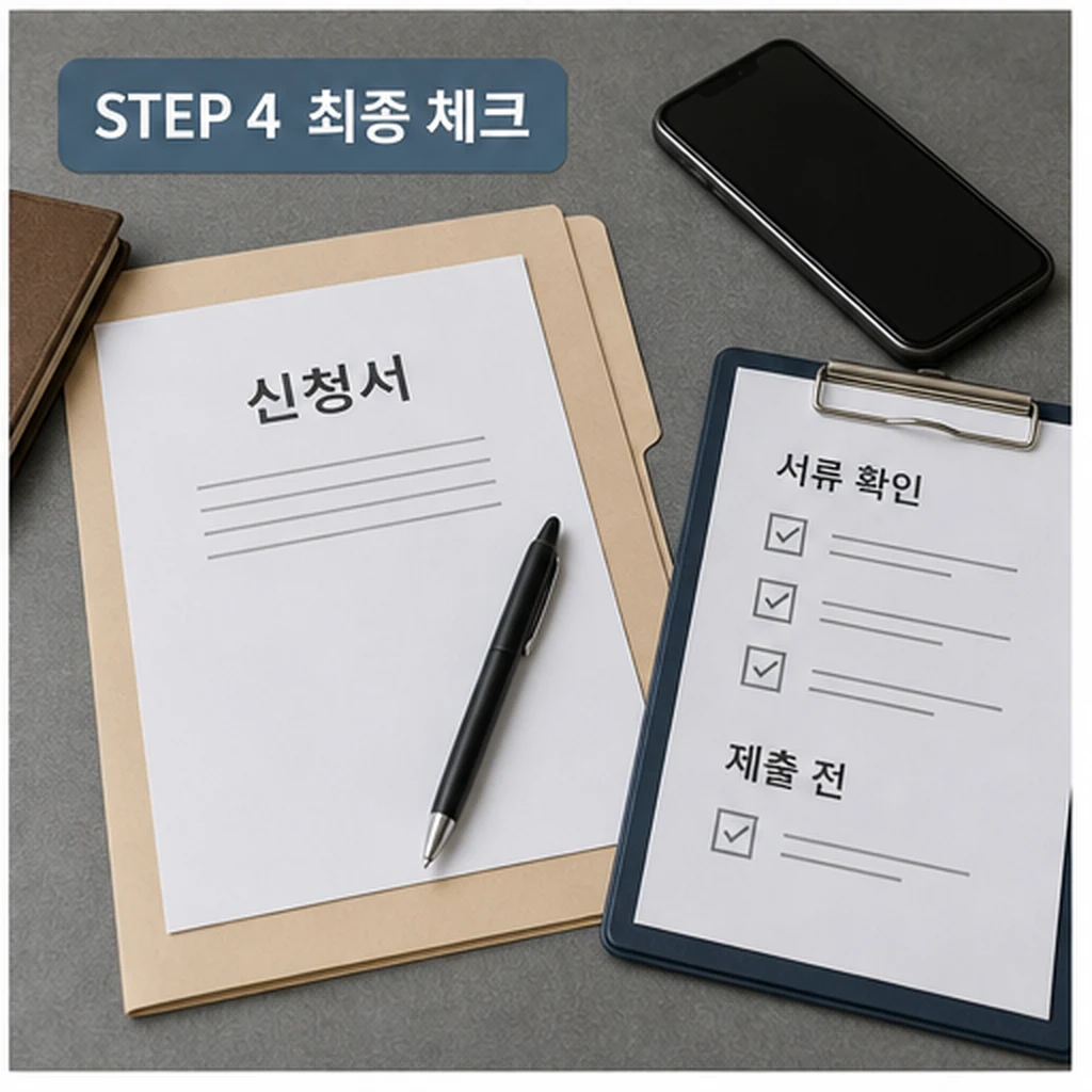 횡성군 사회보험료 지원 최종 서류 확인 이미지