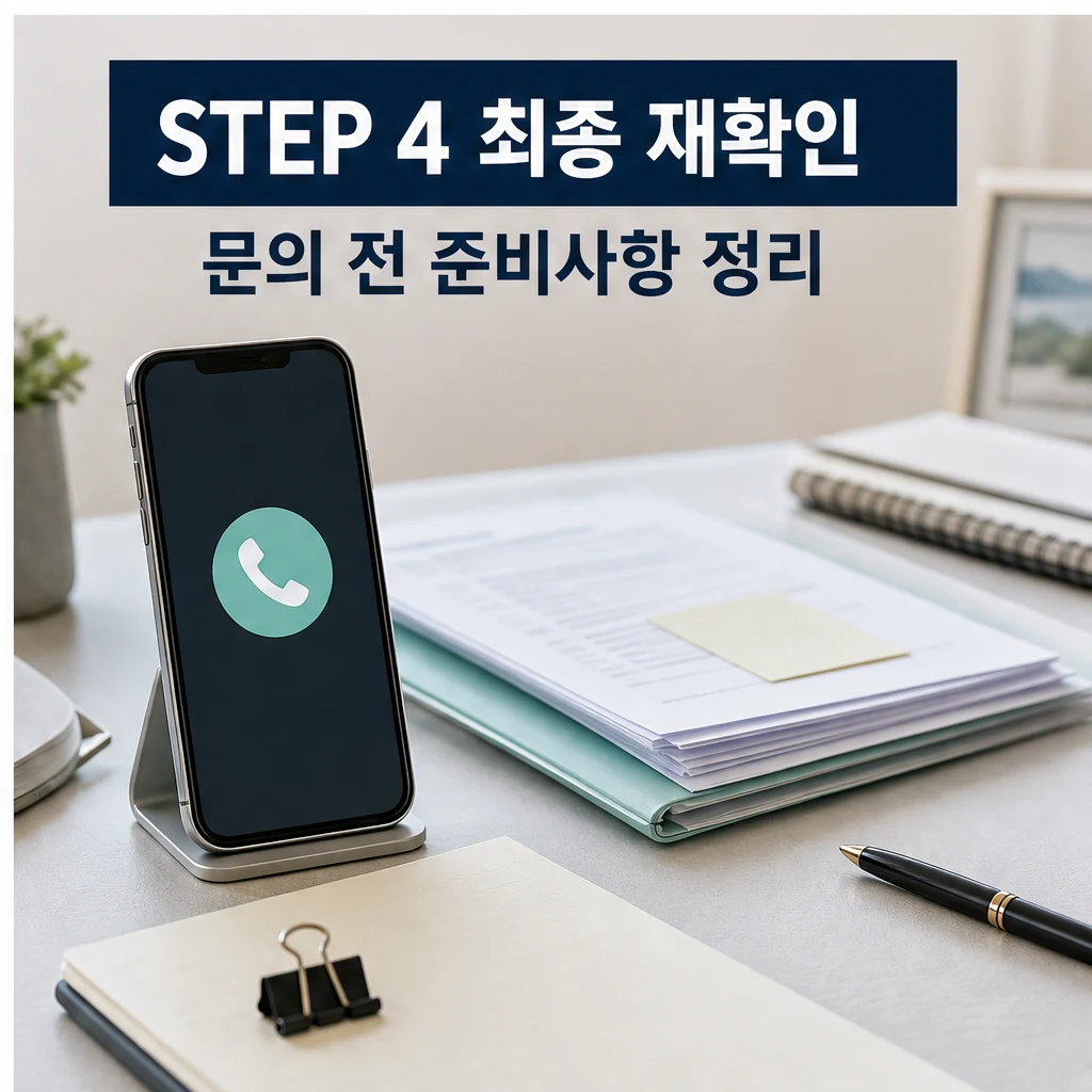 홍천 청년정책 신청 전 문의와 준비사항을 최종 확인하는 이미지