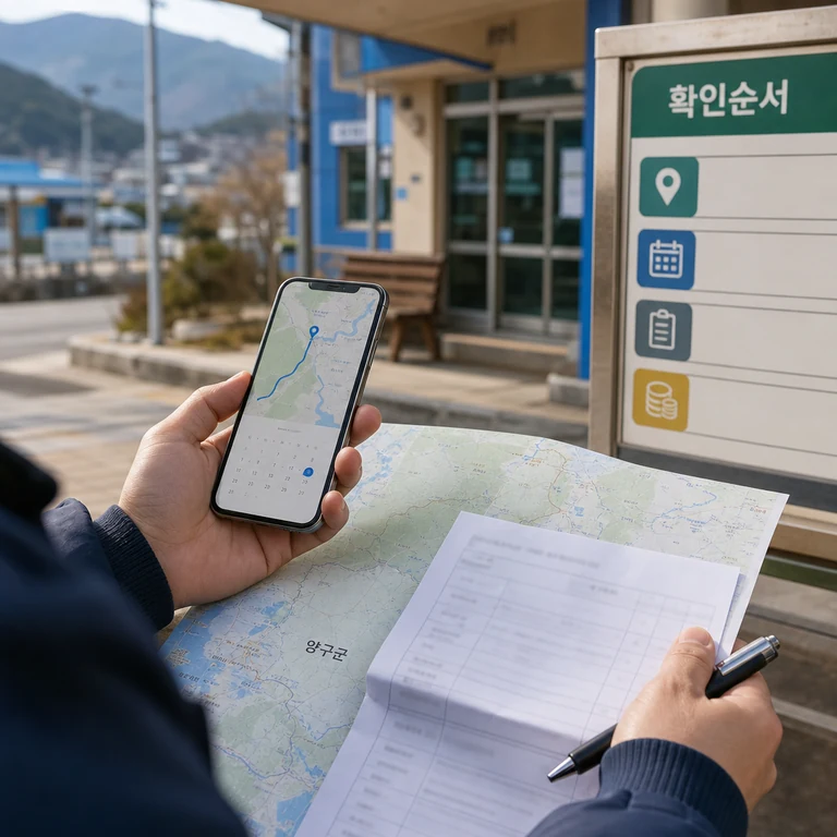 양구군 조건 확인 순서와 신청 전 검토 흐름을 보여주는 본문 이미지