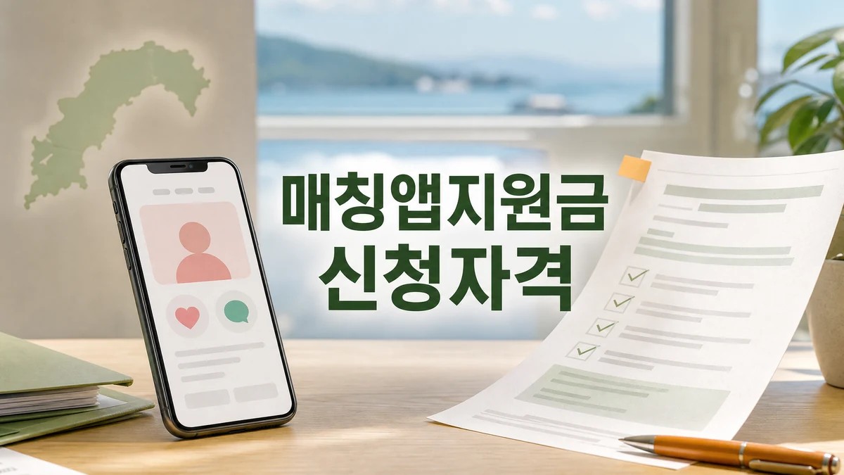 일본 고치현 2026 매칭앱 이용료 지원 제도 대표 이미지