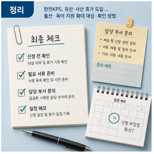출산·육아 지원 확대 신청 전 최종 체크리스트 이미지