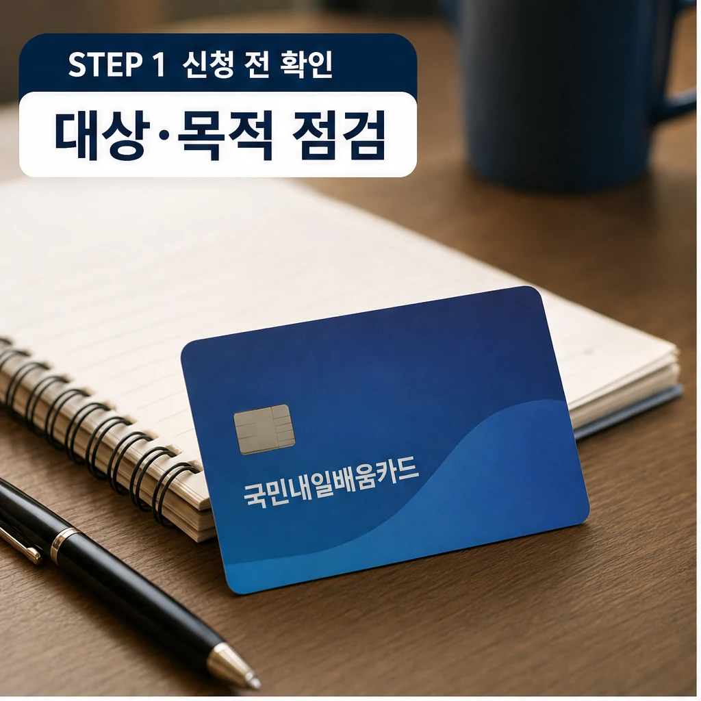 국민내일배움카드 2026 신청 전 대상과 목적 점검 이미지
