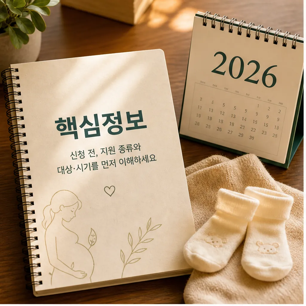 2026 임신 출산 육아 지원 핵심 정보 확인 이미지