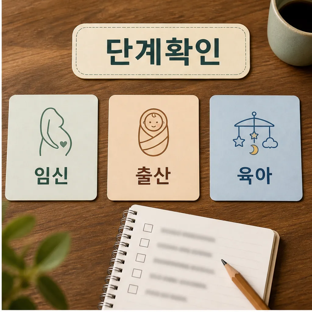 2026 임신 출산 육아 지원 단계별 신청 전 확인 이미지
