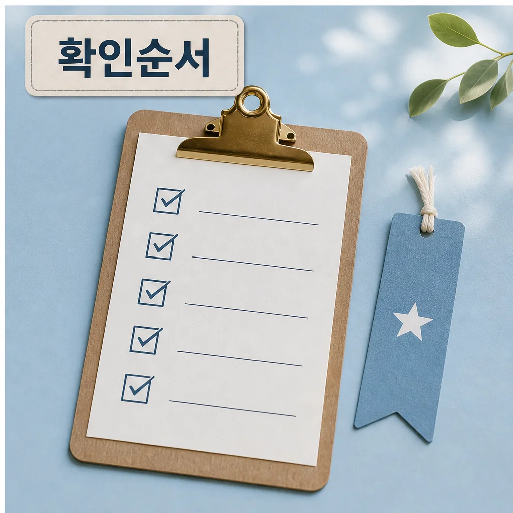 2026 근로장려금 확인순서 체크리스트 본문 이미지