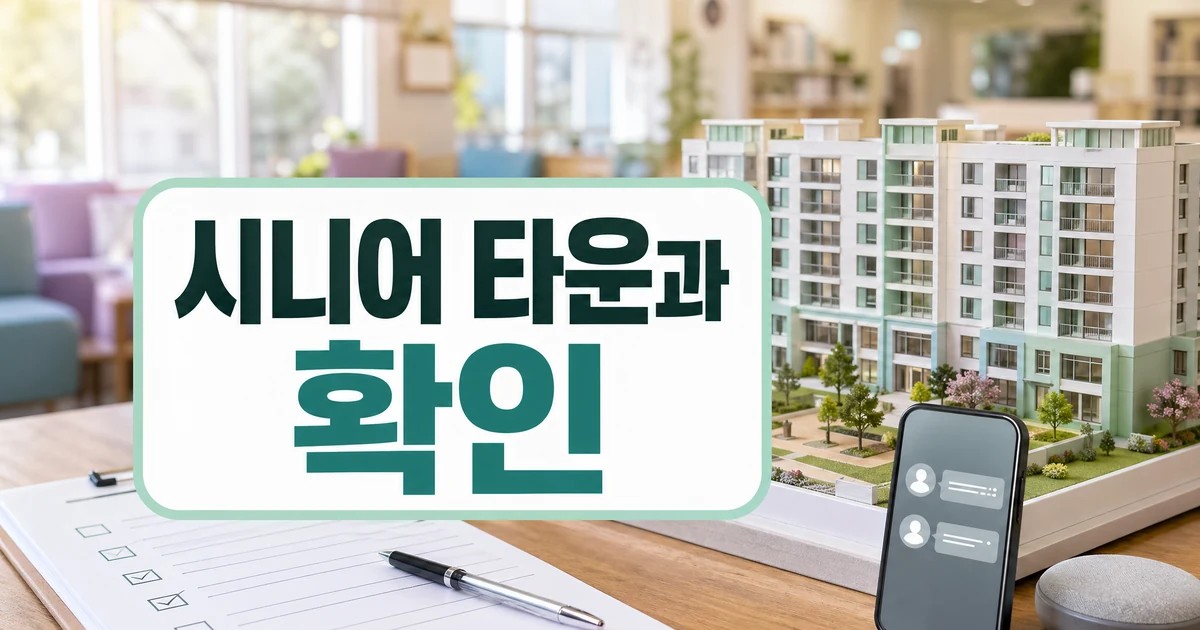 시니어 타운과 실버주택 시장 성장 가능성 확인 대표 이미지