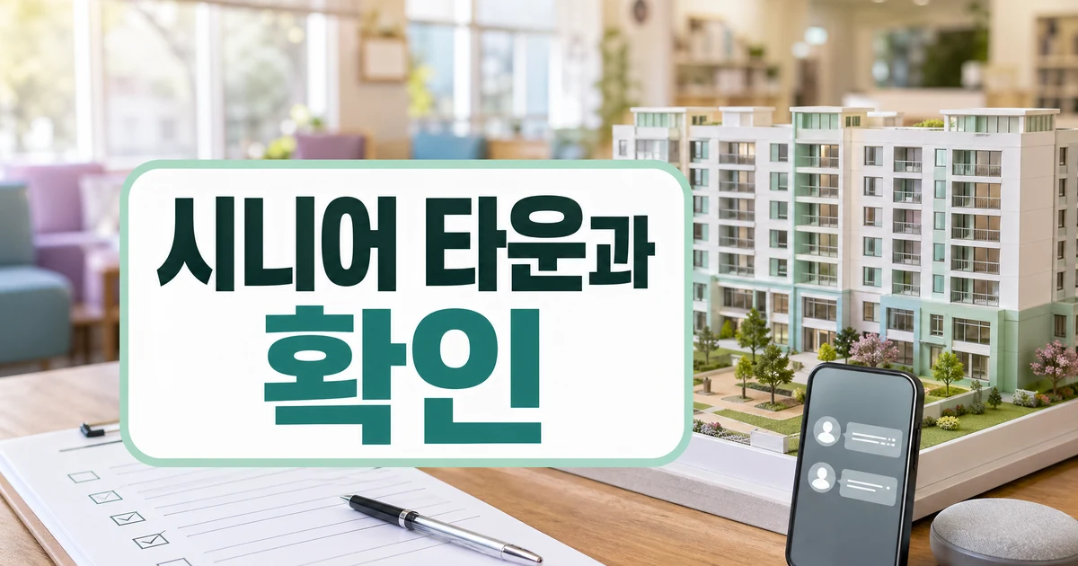 시니어 타운과 실버주택 시장 성장 가능성 확인 대표 이미지