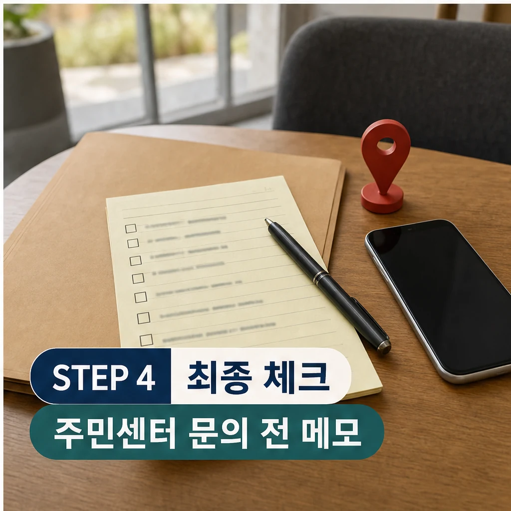 주민센터 문의 전 노인복지 신청 서류 최종 체크 이미지