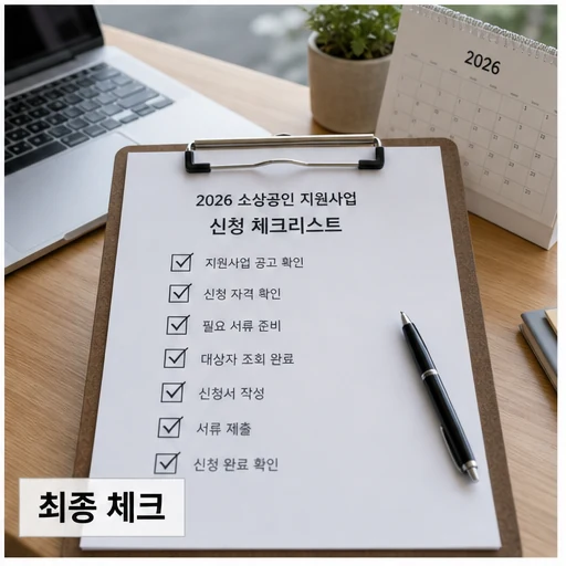 성주군 소상공인 지원사업 접수 전 최종 체크 이미지