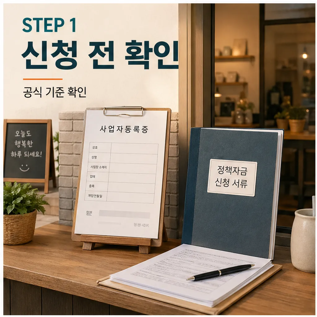 소상공인 정책자금 2026 신청 전 공식 기준 확인