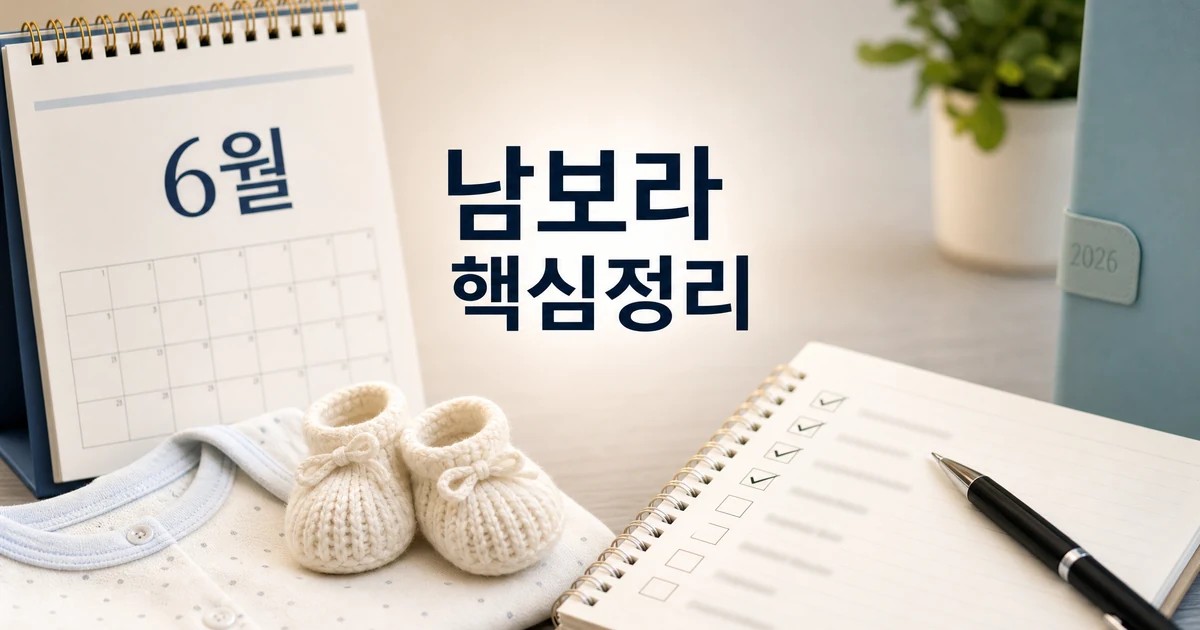 6월 출산 남보라 2026 적용일과 확인 방법 총정리 최신 기준 정리 달력과 체크리스트 대표 이미지