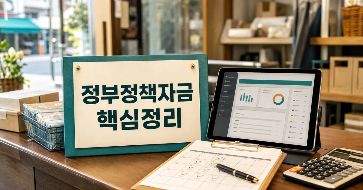 2026 소상공인 지원정책 정부정책자금 디지털 전환 핵심 정리 대표 이미지
