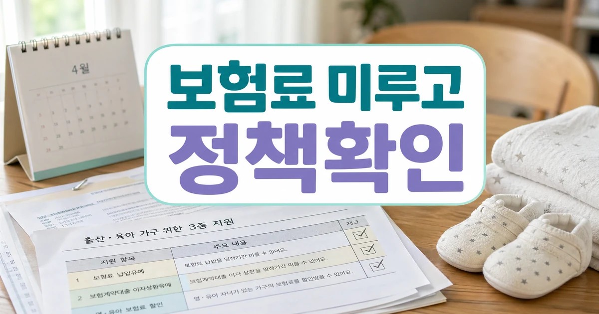 보험료 미루고 이자도 유예…출산·육아 ‘3종 지원’ 시행 자주 묻는 질문 정리 대표 썸네일