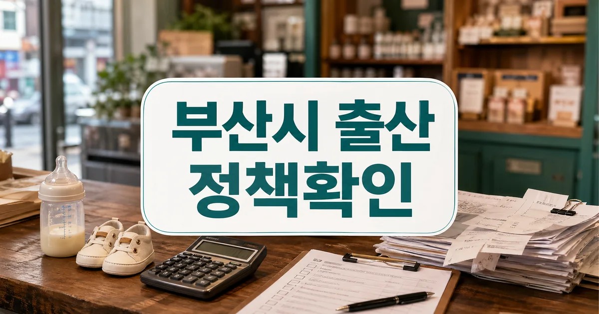 부산시, 출산 소상공인에 최대 200만 원 지원…육아 부담 완화 나선다 자주 묻는 질문 정리 대표 썸네일