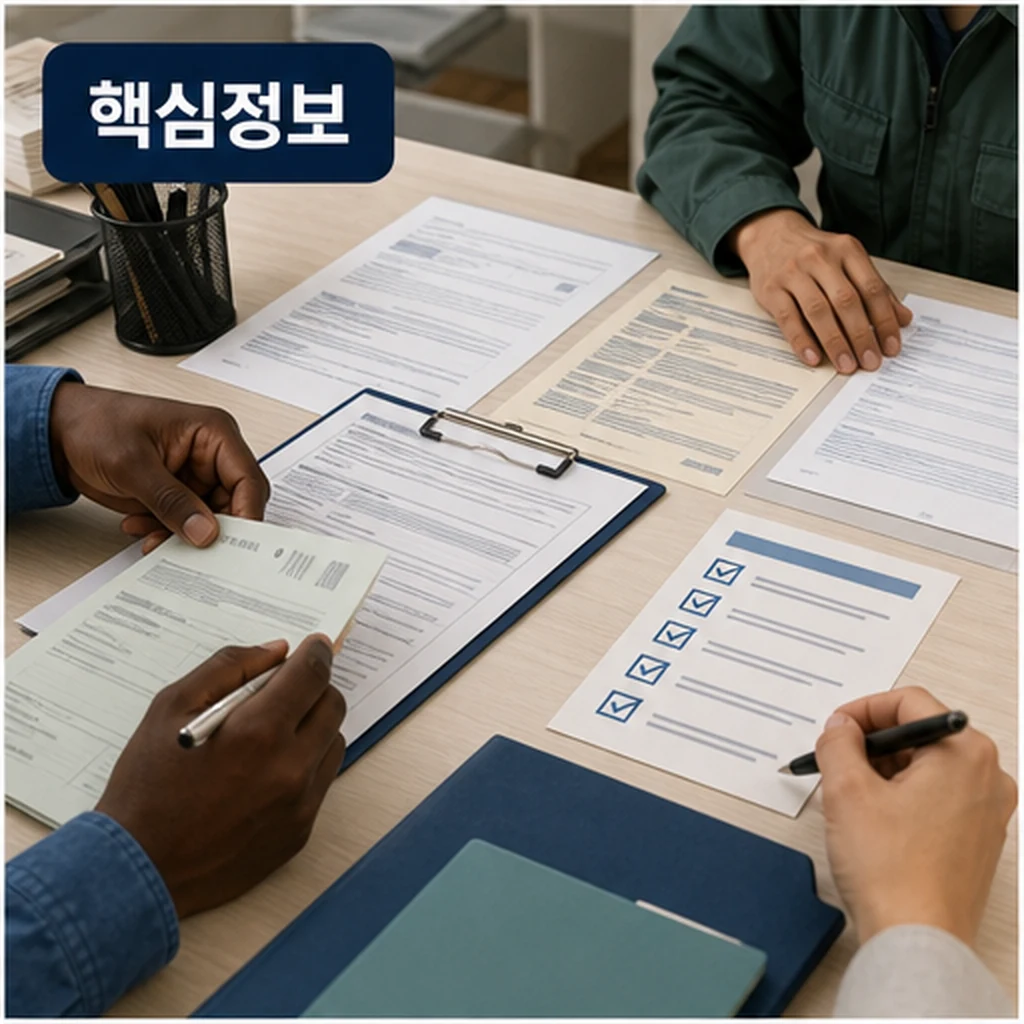 110만 이주노동자 통합 관리체계 핵심정보 안내 이미지