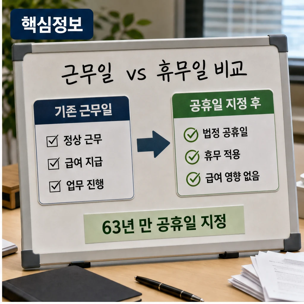 노동절 공휴일 대상 확인 방법을 일정표로 보여주는 본문 이미지