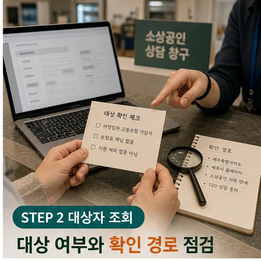 제주시, 자영업자 고용보험료 환급 지원 대상·확인 방법 본문 이미지 2