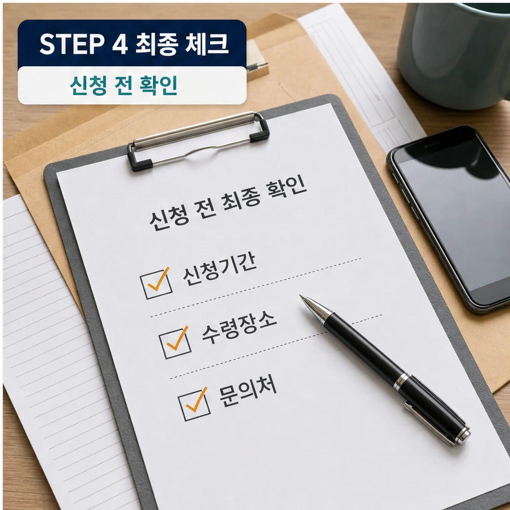 전기차 화재 예방 물품 신청 전 최종 체크 이미지