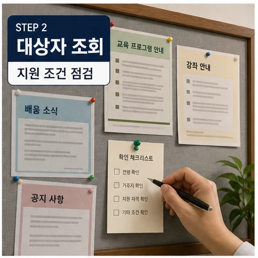 속초시, 신중년층 ‘인생 이모작 교육비’ 지원 자주 묻는 질문 정리 대상자 조회 본문 이미지