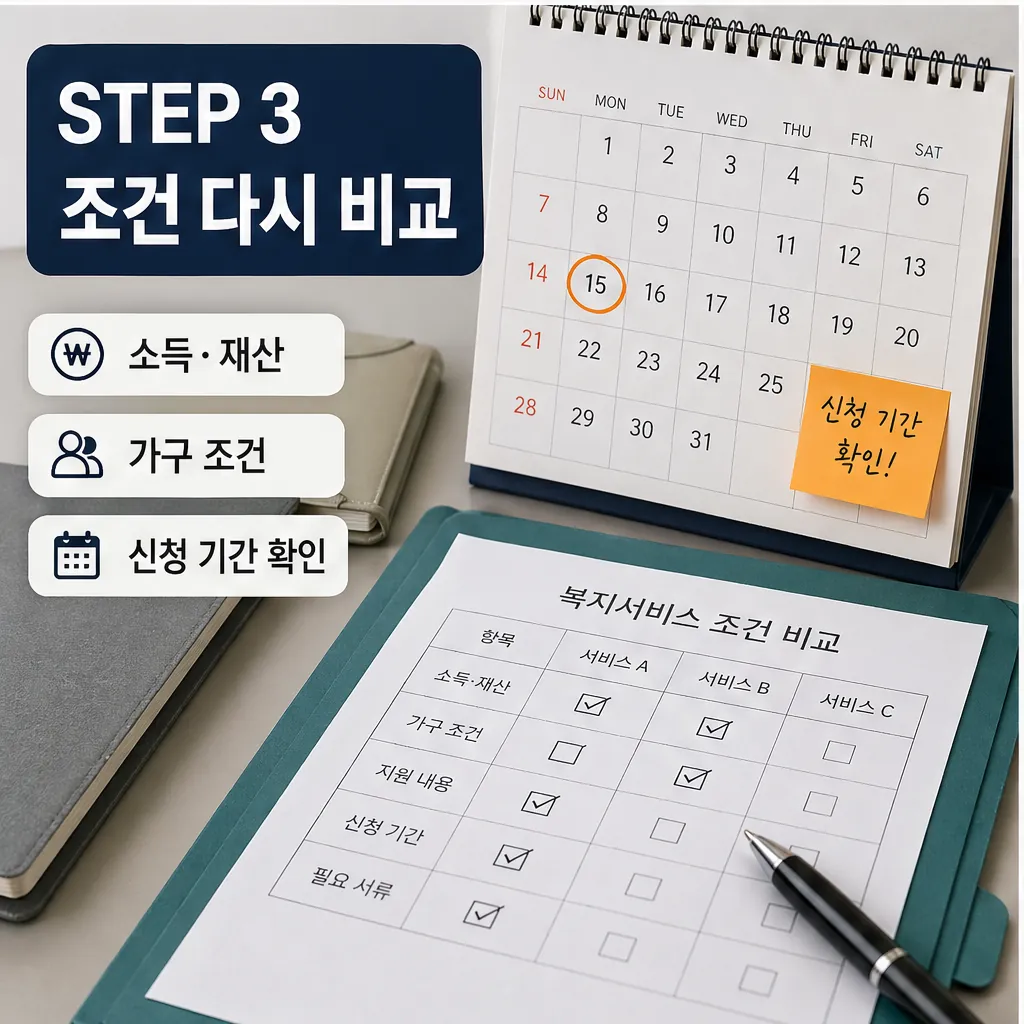 복지멤버십 소득 재산 가구 조건과 신청 기간 비교 이미지