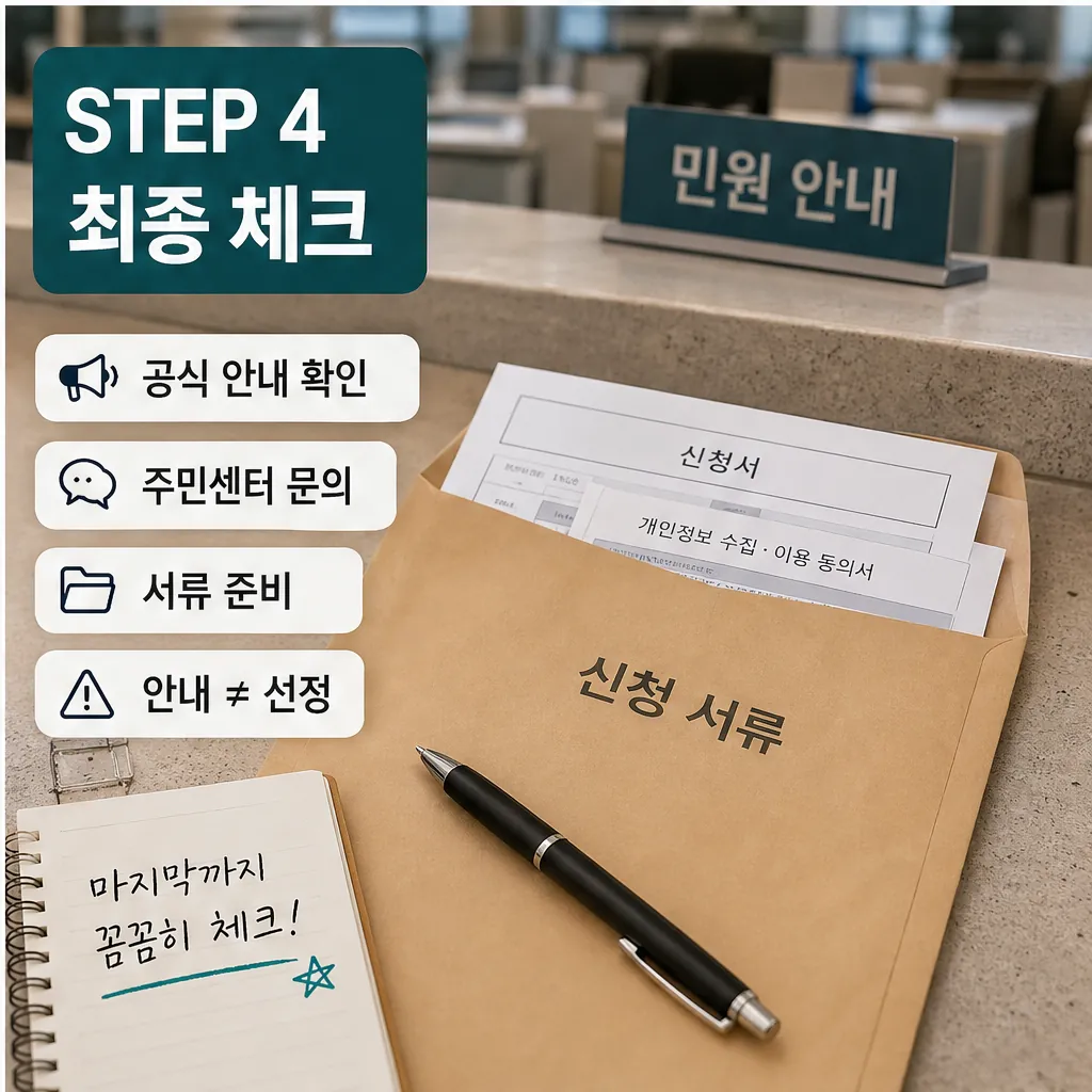 복지멤버십 공식 안내 확인과 서류 준비 최종 체크 이미지