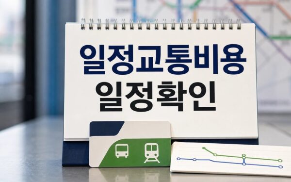 서울 일정·교통·비용 먼저 보기