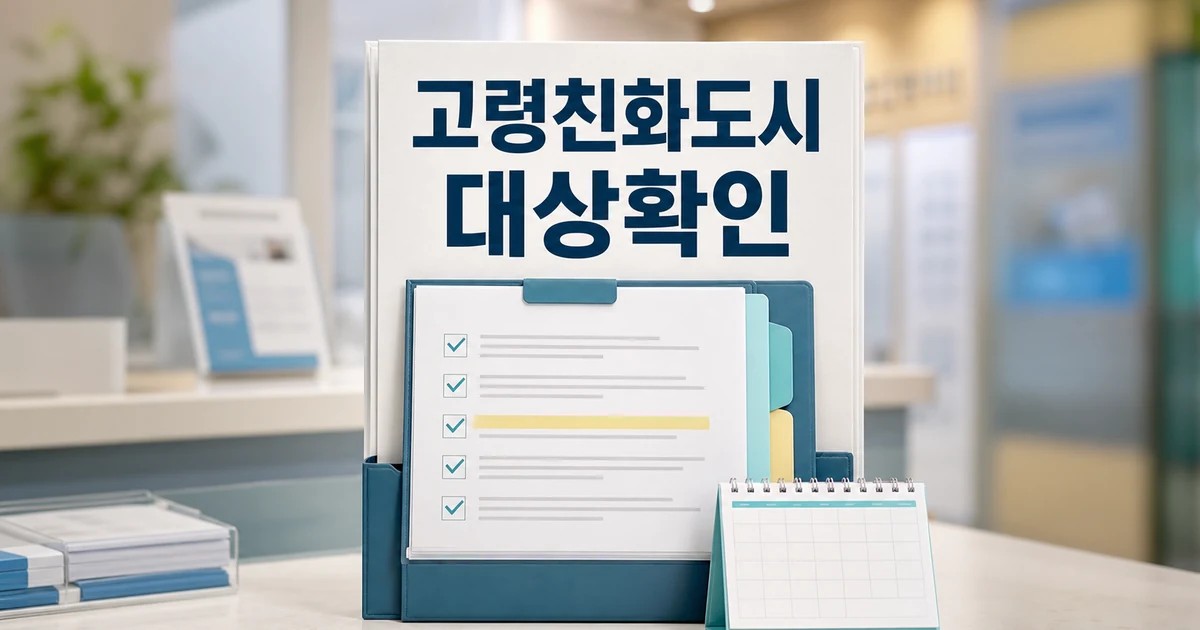 고령친화도시 재인증 2026 영향 대상과 확인 방법 가이드 대표 썸네일