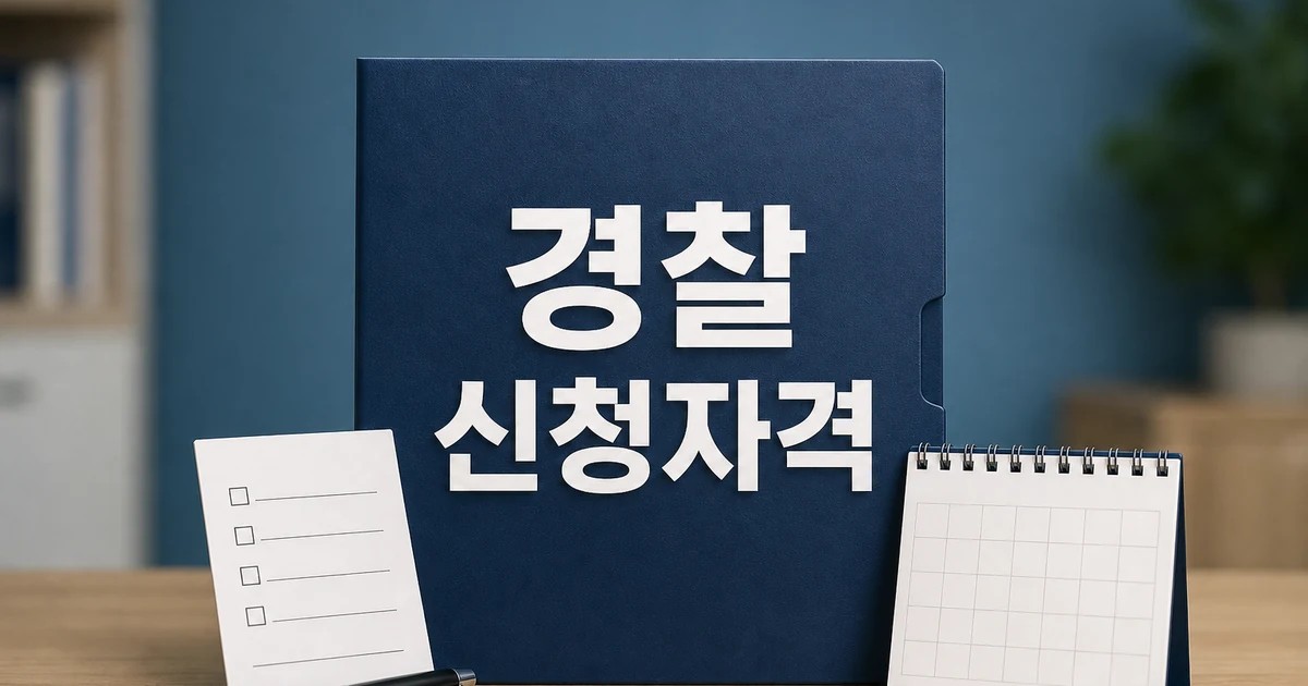 경찰 2026 신청 대상과 확인 방법 총정리 대표 썸네일