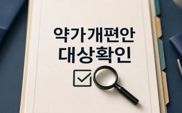 약가개편안에 국회 누가 영향받는지 먼저 보기 영향 대상과 후속 공지 보기