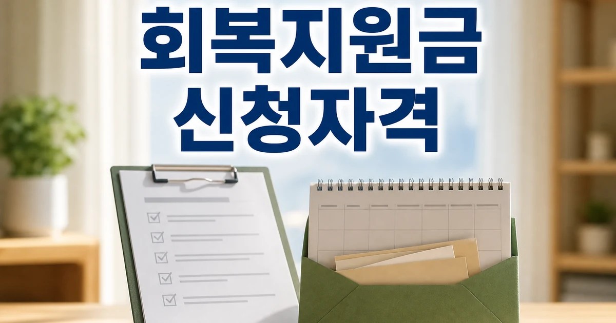 민생 회복지원금 2026 신청 대상과 확인 방법 총정리 최신 기준 대표 썸네일