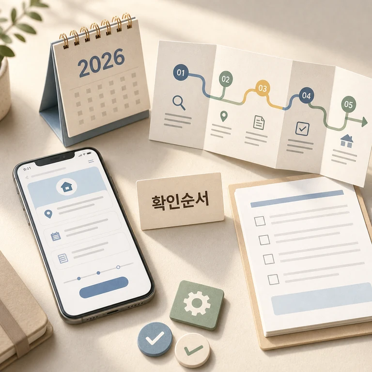 주거복지정책이 나아가야할 길은? 2026 신청 대상과 확인 방법 총정리 - 신청까지 실제로 밟을 순서 본문 이미지